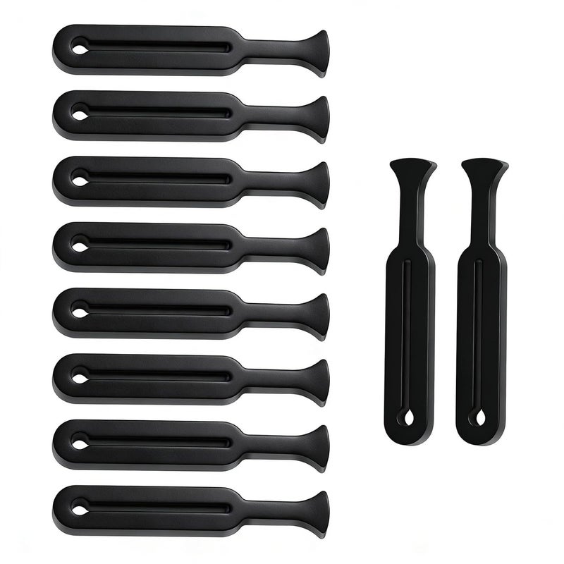 SeDeplacer 10Pcs 5410970 Windshield Rubber Strap O-Rings Compatible with Ski Doo, Y-amaha, P-olaris and Arctic Cat, Fits for Windshield Tab at Least 1-1/2" Long, Replace 570023800, 8K4-77223-00 - Image 1